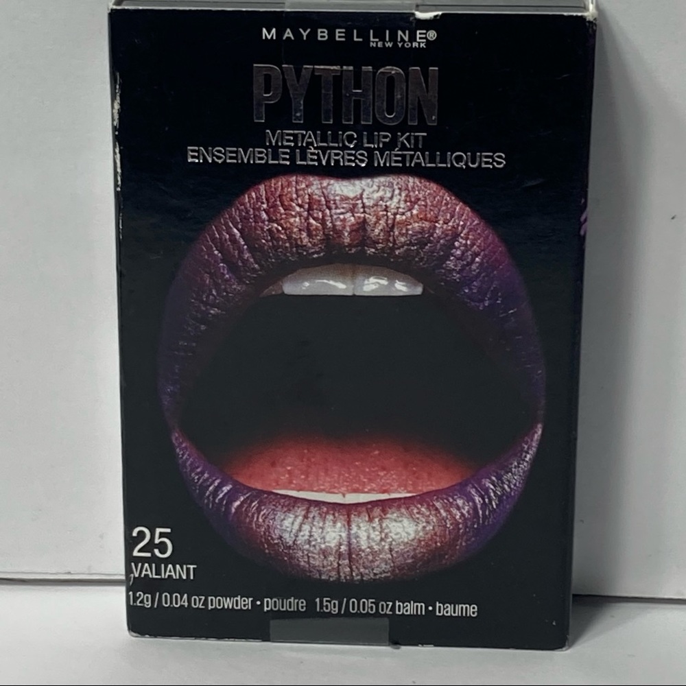 Maybelline Python Metallic Lip Kit Valiant